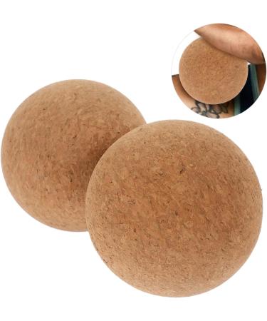 Garvalon 2 Cork Yoga Ball & Neck Massager - Back Massage & Fitness Accessories for Ultimate Relaxation | International Shipping - Buy Online on GoSupps.com