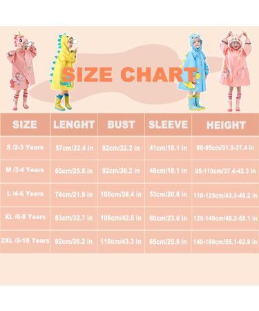 Kids Dinosaur Raincoat | Waterproof Rainsuit for Boys & Girls | Toddler Poncho | Children Rainwear - S/80-95 CM - Buy Online on GoSupps.com