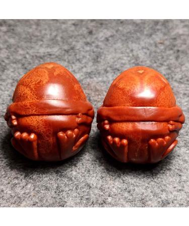 UNbit Stress Ball Baoding Balls - Marble & Copper Alloy Healing Therapy - Walnut Shape Hand Therapy (2pcs) - Buy Online on GoSupps.com