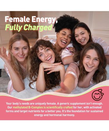 duwhot Methylated B-Complex Vitamins for Women Gummies All B Vitamins with Active B12 Methylfolate Iron Bisglycinate & Women-Targeted Herb Blends 60 Vegan Gummies Sugar-Free Peach Flavor - Buy Online on GoSupps.com