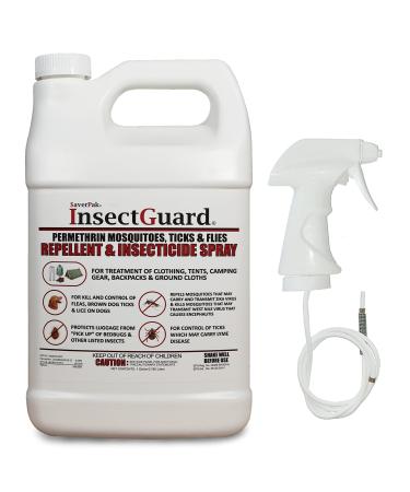 $averPak InsectGuard Permethrin Mosquitoes, Ticks and Flies Repellent & Insecticide Spray Gallon (128oz) Gallon Single