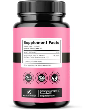 Fertili-t Female (90 Caps) Natural Fertility Support, Hormonal Balance & Prenatal Vitamins for Women, Conception Support, Natural Fertility Supplement with Aguaje & Red Maca (30-Day Supply) (1) - Buy Online on GoSupps.com
