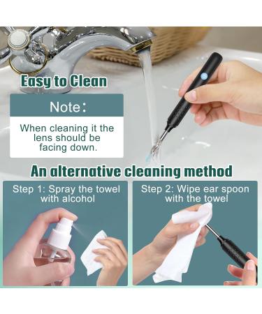 Ear Wax Removal Kit with 1080P Ear Camera - Black | LMECHN Ear Cleaner for iPhone, iPad, Android Phones - Buy Online on GoSupps.com