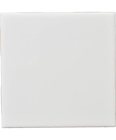 12 Ceramic White Tiles 4 1/4 x 4 1/4 with Cork Backing Pads for Coaster Making and Painting Projects - Ideal for Alcohol Ink and Acrylic Pouring - DIY Craft Supplies - Buy Online on GoSupps.com