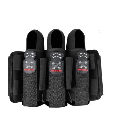 Maddog Pro 3+2 Paintball Harness Pod Pack | Pod Ejection | Adjustable Elastic Velcro Belt One Size 3+2 Harness Only