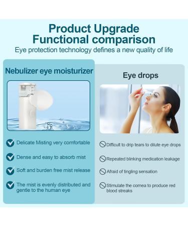 Eye Moisturizing Spray Machine Eye Fatigue and moisturizes The Eyes. Can Assist with Eye Drops Facial and Eye moisturizing (Blue) - Buy Online on GoSupps.com