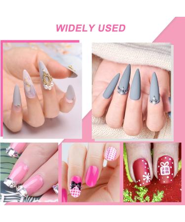 Hanyousheng 5pcs Double Ended Nail Art Brushes and Dotting Tools Set for DIY Nail Designs - Buy Online on GoSupps.com