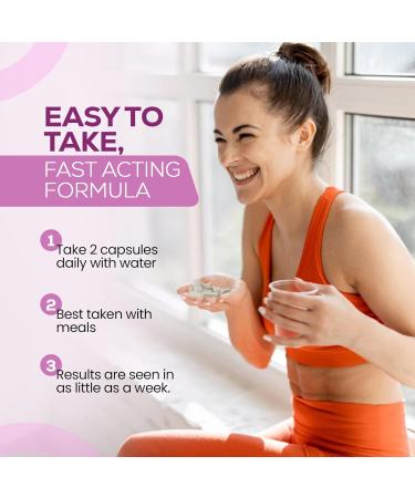 Natural Curves Breast Enhancement Supplement Herbal Bust Enhancer with Saw Palmetto Fenugreek Wild Yam Black Cohosh Vegan Non GMO 60 Capsules Fuller Firmer Bust Support for Women - Buy Online on GoSupps.com