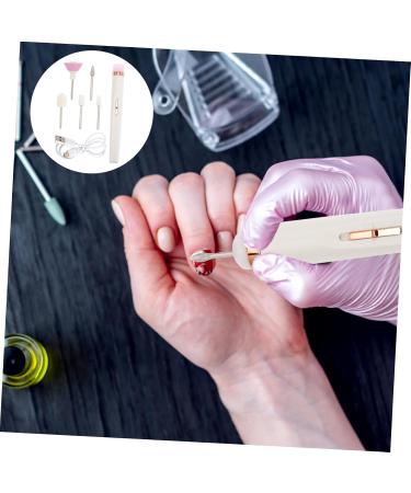 Housoutil 1 Set Nail Polisher Pedicure Kit Motor Kit Nail Gel Polish Kit Portable Nail Drill Manicure Tools Professional Drill for Nails Nail Kits Plastic Cordless White Nail File - Buy Online on GoSupps.com