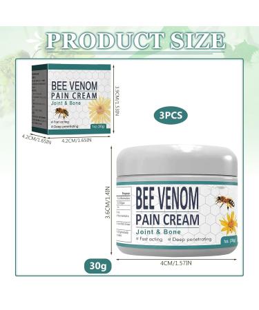 3-Piece Propolis Ointment & Bee Venom Cream for Joint Relief | Osteoarthritis & Bone Therapy | Soothing Bee Cream Care - Buy Online on GoSupps.com