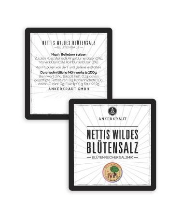 Ankerkraut Nettis Wild Flower Salt 260g | Colorful Premium Salt with Flowers | International Shipping Available - Buy Online on GoSupps.com