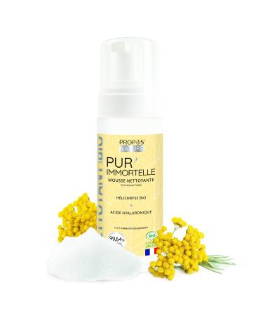 Mousse Nettoyante Pur'Immortelle Bio - D maquillant anti- ge - Fabriqu en France -150ml - PROPOS'NATURE
