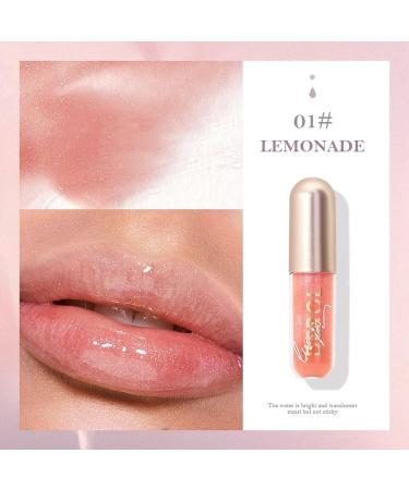 Ginger Lip Plumper Tinted Lip Balm & Gloss: Long-Lasting Waterproof Lip Stain for Sexy Plump Lips (#01) - Buy Online on GoSupps.com