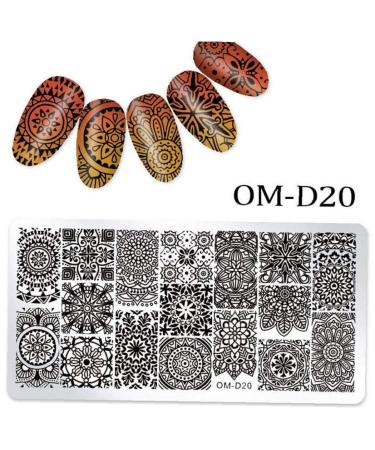 3pcs Nail Art Stamp Templates Kit Stamper & Scraper for Stunning Maleicure Designs (OM-D19 OM-D20 OM-D21) International Shipping - Buy Online on GoSupps.com