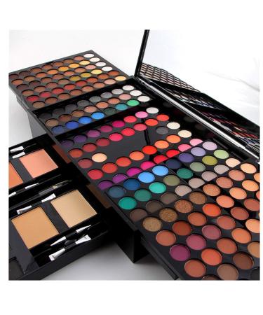 180 Colors Professional All-in-One Makeup Kit for Women | Longwear Pigmented Eyeshadow Eyeliner Lipstick & Brow Contour | International Shipping - Buy Online on GoSupps.com