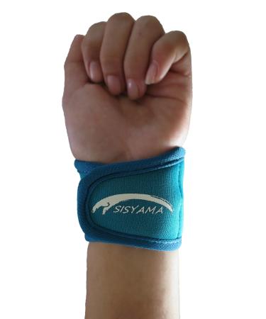 2x Adjustable Neoprene Wrist Support WristBands SIZE Men Women Youth Kid Small Petite 360 COMFORT FIT (Youth Teal)