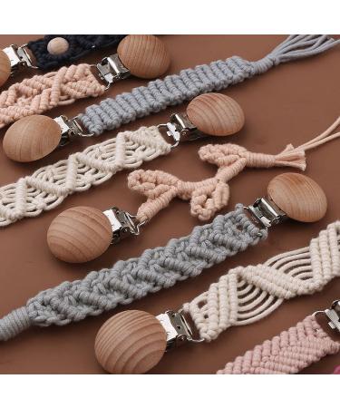 TIAN-K Cotton Pacifier Chain | Woven Baby Pacifier Holder | Stylish & Durable Pendant for Nipples - Buy Online on GoSupps.com