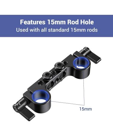 SmallRig 15mm Railblock Rod Clamp for Sony/Canon DSLR Camera Rig - Pack of 2 (2061) - Buy Online on GoSupps.com