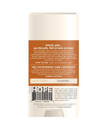 Shop Soapbox Aluminum Free Deodorant 2 Pack - Bergamot & Citrus & Coconut & Vanilla - Vegan Natural Deodorant 2.65oz | International Shipping Available - Buy Online on GoSupps.com