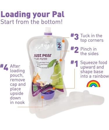 Dreambaby Pouch Pal - Clear | Securely Holds Baby Food Pouches | Easy Feeding Solution - Buy Online on GoSupps.com