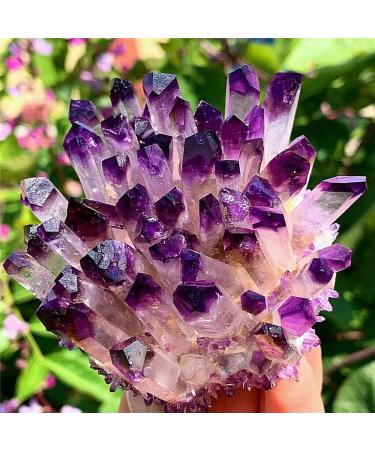 Natural Crystal Rough Natural Crystal 1 Pack of Purple Phantom Quartz Cluster Ore Power Stone Crystal 400g - Buy Online on GoSupps.com