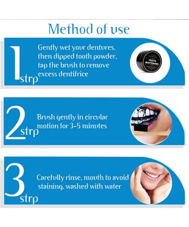 Natural Dental Care Powder & Toothpaste - Coconut Activated Carbon Teeth Whitening & Cleaning with Toothbrushes - Buy Online on GoSupps.com