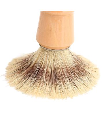 Handmade Beard Razor Brush - Wooden Handle Men's Shaving Brush with Dense Bristles for Home & Salon Use - Buy Online on GoSupps.com