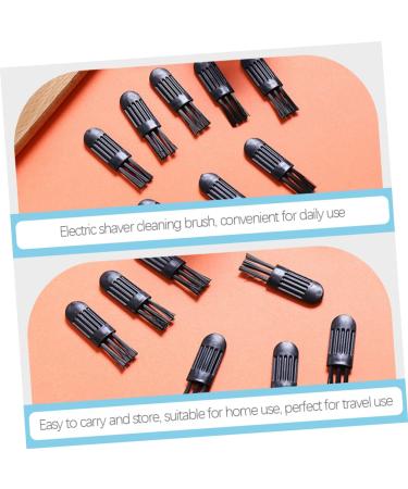 Gogogmee 100pcs Razor Trimmer Clipper Brush Mini Electric Razor Electric Beard Trimmer Razor Cleaner Black - Buy Online on GoSupps.com
