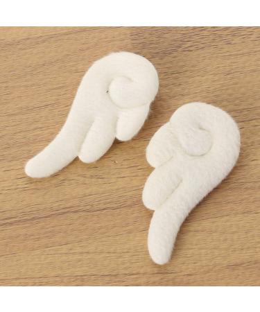 FRCOLOR Angel Wings Hair Clips - Plush Barrettes for Women | Unique Hair Accessories - International Shipping Available - Buy Online on GoSupps.com