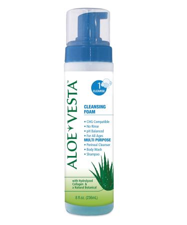 MCK18711801 - No-Rinse Body Wash Aloe Vesta Foaming Pump Bottle Clean Scent
