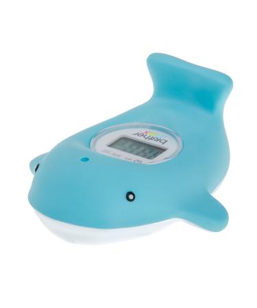 Brother 70964BL2 Max Whale Digital Bath and Room Thermometer Blue & White