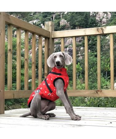 Waterproof Dog Vest & Coat - Warm Winter Harness in 9 Colors | Christmas 01 - 5XL - Buy Online on GoSupps.com