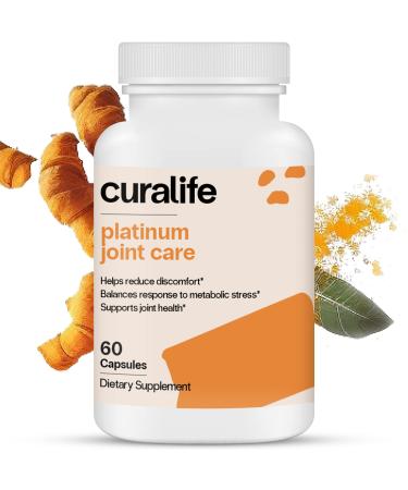 CuraLife Dietary Supplement Platinum Joint Care Capsules for Joint Health Comfort and Support 60 Capsules