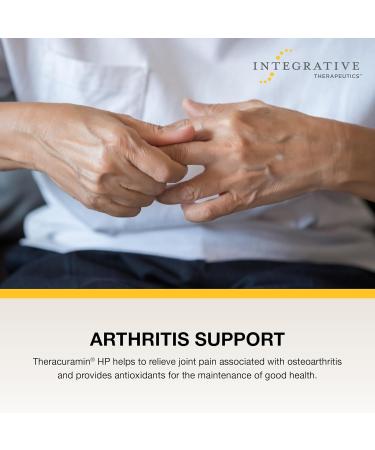 Integrative Therapeutics - Theracurmin HP - Turmeric Curcumin Supplement - 27x More Bioavailable - High Absorption Turmeric* - Helps to Relieve Joint Pain Associated with Arthritis - Vegan - 60 Capsules - Buy Online on GoSupps.com