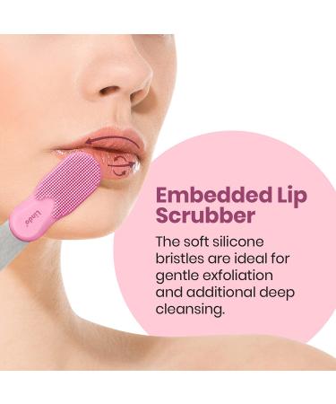 Lindo Beauty Buffer - Diamond Infused Microdermabrasion Tool with Silicone Lip Scrubber for Smooth Skin - Travel Pouch Included - Buy Online on GoSupps.com