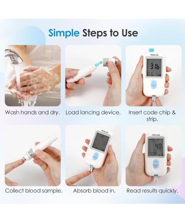 Medilax Dual Blood Sugar & Ketone Monitor Kit | Glucose & Ketone Test Meter with 10 Strips Lancets & Lancing Device - International Shipping Available - Buy Online on GoSupps.com
