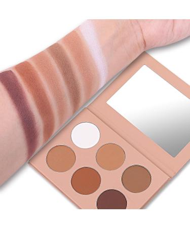 Vodisa Contour Palette - Professional Matte Highlighting Bronzer Powder Kit for Long-Wear and Lightweight Blend with Mirror - Highly Pigmented Makeup Pallet - Buy Online on GoSupps.com