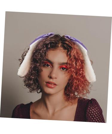 FRCOLOR 3 Pairs Plush Rabbit Ear Hair Clip womens hair clips bunny ears hair clip easter hair barrettes hair barrettes for women Cartoon Hair Clips cosplay pair clip Miss fabric - Buy Online on GoSupps.com