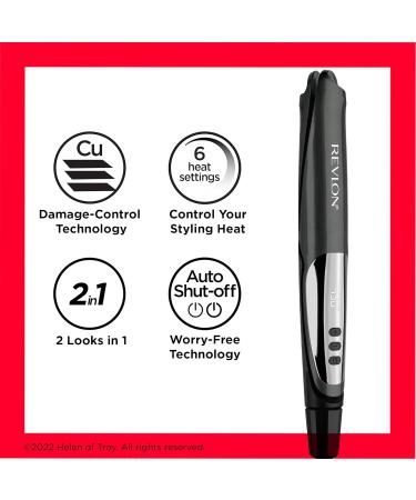 REVLON 1 Straight or Curl Curved Hair Styler - Versatile Styling Tool for Gorgeous Hair International Shipping Available - Buy Online on GoSupps.com