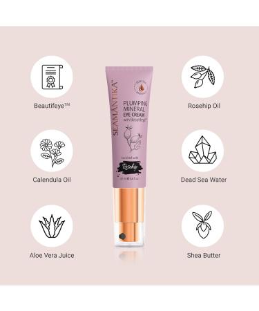 Plumping Mineral Eye Cream with Rose Hip Fruit Oil - Hydrate & Revitalize Your Eyes | International Shipping - Buy Online on GoSupps.com