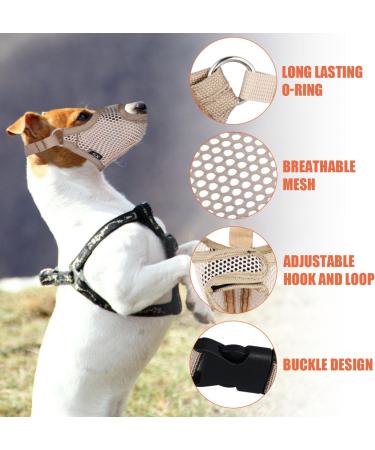 Soft Breathable Muzzle for Medium & Large Dogs - Anti-Barking & Chewing Solution Perfect Pet Gift - Buy Online on GoSupps.com