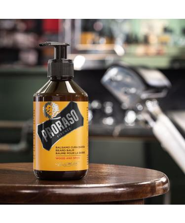 Proraso Beard Balm Wood and Spice 300ml - Scented Beard Balm for Men - Softens, Protects, and Eases Itching - Made in Italy - 300g - Buy Online on GoSupps.com