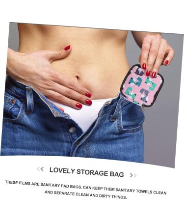 Gleavi Portable Hygiene Bag - Travel Storage for Menstrual Cup & Makeup | Waterproof Fabric Diaper Pocket - Buy Online on GoSupps.com
