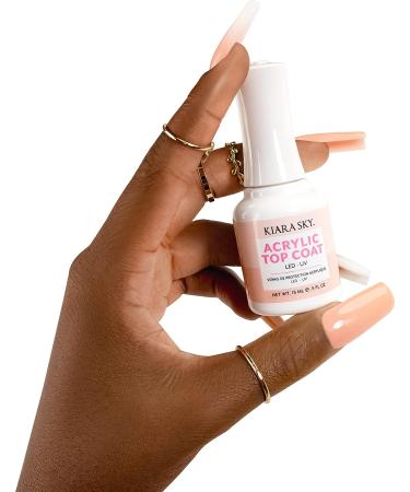 Kiara Sky 0.5 Fl Oz Professional Acrylic Top Coat - Nails Acrylic Essentials - Buy Online on GoSupps.com