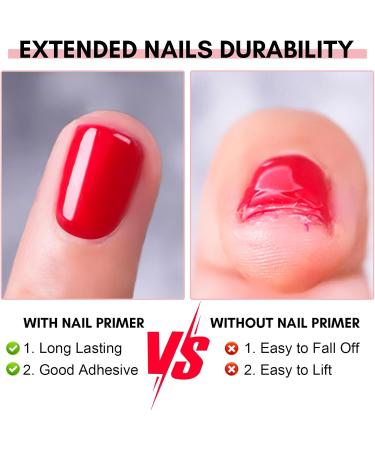 Makartt Nail Primer No Lift Nail Primer for Acrylic Nails 15ml Nail Primer Prep for Gel Nail Polish Dipping Powder Nail Art Fast Dry Acid Free Gel Nail Primer Home Salon Manicure Clear-15ml Nail Primer - Buy Online on GoSupps.com