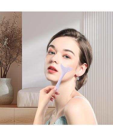 SOULAGRY Mascara Shield Guard Silicone Eyelash Guide | Multifunctional Reusable Eyelash Lipstick Eyeshadow Applicators Aid Tool For Makeup Application Purple - Buy Online on GoSupps.com