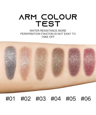 Eyeshadow Sticks 2.5g x 6 | Waterproof Sticks 6 Colors Brightening and Highlighting | Beauty Cosmetics for Day Travel Spring and Bridal Makeup - Buy Online on GoSupps.com