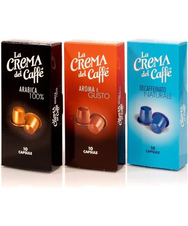 The 100% Arabica Coffee Cream 120 Nespresso Compatible Capsules 100% Arabica Precious Blends with a Delicate and Balanced Taste with Floral and Fruity Notes - Buy Online on GoSupps.com