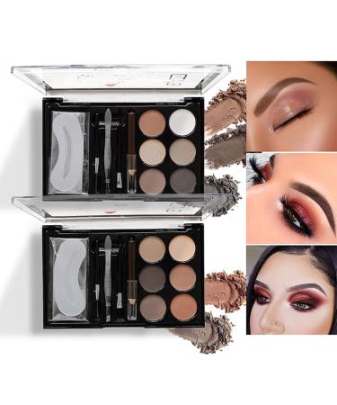 MAEPEOR Brow Contour Kit - 13 Piece Eyebrow Makeup Palette Set for Novice and Professional (Set 02) - Buy Online on GoSupps.com