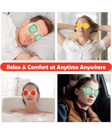 Reusable Gel Eye Mask for Dark Circles & Puffiness - Cold/Hot Packs for Migraine Relief - 3 Pack - Buy Online on GoSupps.com